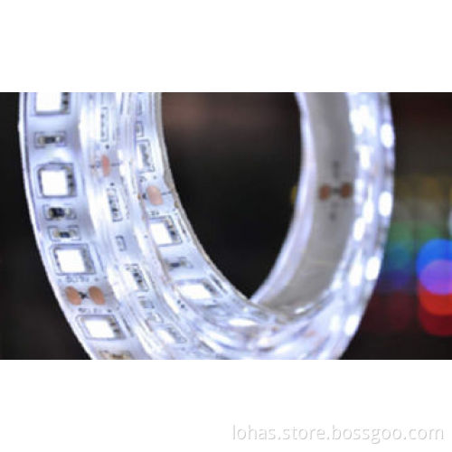Multicolor Flexible LED Strips with High Brightness of 12-14lm/LED, SMD5050 60 Pieces/m